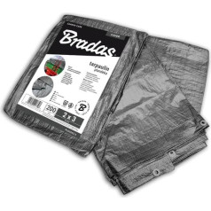 Sustiprinto audinio apsauginis brezentas 200 g/m² 10 x 10 m