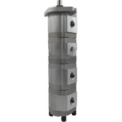 Hidraulinis krumpliaratinis siurblys Hydraulische lader zahnradpumpe HGP-333A-F6R hochdruck pumpe vierbett hydraulische pumpe zahnrad öl pumpe mehrere parameter kombination(HGP-33A-F25-25R)