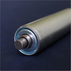 tragrollen förderband Packung mit 5/10/15 Förderrollen aus verzinktem Stahl, Ersatz-Stahlrolle mit 2 Zoll Durchmesser für Holzbearbeitung, Katzen-/Hundezäune(10pack Dia 50MM/2'', L 1000MM(39.4in))