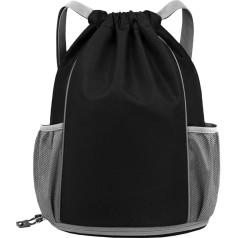 FAVORTALK Sportbeutel Turnbeutel Rucksäcke mit Kordelzug Große Kapazität Sportbeutel Drawstring Rucksack Wasserabweisend String Tasche Gym Bag für Damen und Herren - JSB040