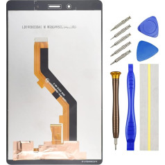 Planšetinio kompiuterio viso LCD ekrano jutiklinis skaitmeninis ekranas, skirtas LTE versijos Samsung Galaxy Tab A 8.0 (2019) SM-T295 Black 8.0 Inch