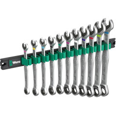 Wera 05020014001 9630 Magnetinė juosta 6000 Joker 1 Kombinuotų reketinių veržliarakčių rinkinys 12 dalių