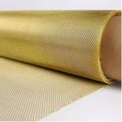 Reines Kupfer Mesh Screen Roll, Kupferdrahtgeflecht, reines Kupfersieb, Filtergewebe for den Haushalt, DIY-Füllmaterial for dichte Filtergewebe, Fensterschutz(Brass 1x1m,120 mesh)