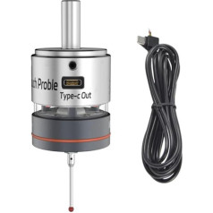 Zilimontt 3D-Touch-Sonde, WP-500 3D-Kantenfinder-Kontaktsonde für CNC-Fräsmaschine, kabelloser Signalausgang, hochpräzise X±Y±±Z-Achsenmessung (WP-500)