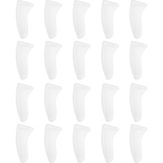 30 Stück Messerspitzenschutz, 26 x 11 x 3,5 mm, Kunststoff-Messerschutzhüllen, Messerklingenspitzen-Hülsen für Küche, skaidrus