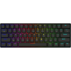Mechaninė klaviatūra blackout x2 outemu blue, karštas keitimas