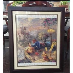 max siuvinėjimo dizainas Gražuolė ir pabaisa Cross Stitch Kit 300x349 dygsnių 65x74cm Cross Stitch Kit