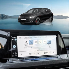 BSTW suderinama su VW Golf MK8 2020-2024 navigacijos ekrano apsauga VW Golf 8 GTI GTD GTE 10 colių Discover Pro jutiklinio ekrano apsauginis stiklas 9H atsparus įbrėžimams Golf 8 2024