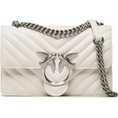 Pinko Z14O_Bianco SETA-Old Silver Moteriški batai Sheep Nappa C Love One Mini DC Sheep APPA C, White