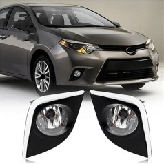 HJPILISS Automatinės priekinės grotelės Automatinio vairavimo halogeninės lempos Nebel Lichter Kompatibel For Toyota C//o/rolla/Altis L/LE/LE ECO 2014~2016 (US Typ)