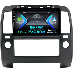 MISONDA [8GB + 256GB] Automobilinis radijas Nissan Navara D40 (2006-2012 m.) Valdymas prie vairo/BT/GPS WLAN/4G/DSP/CarPlay/DAB//RDS/AUX/FM/AM/360 kamera/Fast Boat