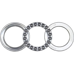 Schubkugel-Gleitlager 51406, Drucklager 8406, Innendurchmesser 30, Außendurchmesser 70, Dicke 28 mm, 1 Stück