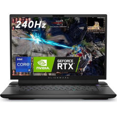 Alienware M16 žaidimų nešiojamasis kompiuteris | 16 colių QHD+ 240Hz 3 ms ekranas | Intel Core i9-13900HX | 32GB RAM | 1TB SSD | NVIDIA GeForce RTX 4080 | Windows 11 Home | Dark Metallic Moon