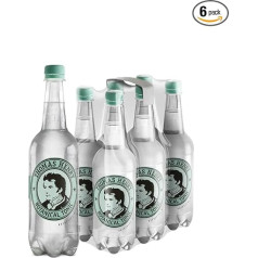Thomas Henry Botanical Tonic | Exciting Mild | Premium Mixer | Puikus priedas prie džino, pelyno ir kt. | 6 x 750 ml vienkartinio naudojimo