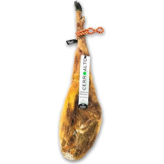 CERROALTO Pata Negra 100 % iberų kumpio kumpis (svoris nuo 8 iki 9 kg), brandintas ilgiau nei 36 mėnesius