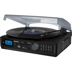 Gramofonas stt 212u skaitmeninis fm imtuvas, usb/sd, mp3, bt