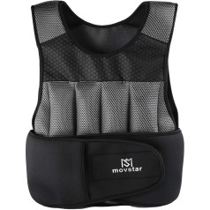 Svorio liemenė, 12lb/17lb/20lb svorio liemenė su atspindinčia juosta treniruotėms, jėgos treniruotėms, bėgimui, fitnesui, raumenų stiprinimui, svorio metimui, sunkiosios atletikos treniruotėms