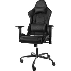 DELTACO žaidimų kėdė GAM-096 su atlošu 80 cm juoda