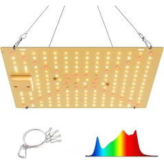 RIMARUP LED auginimo šviesa su UV IR LED augalų šviesa, skirta sodinukams, daržovėms ir kambariniams augalams, vertikaliam ūkininkavimui, 192 vnt. šviesos diodų