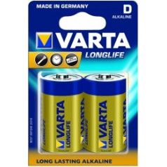 Šarminės baterijos r20 (typd)longlife 2 vnt.