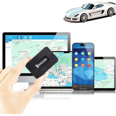 TMMARS GPS seklys Mini GPS seklys, diskretiškas, su nemokama programėle, stiprus magnetinis ir atsparus vandeniui, 1500 mAh