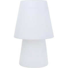 8 sezonų dizainas - stilingas LED dizaino šviestuvas Nr. 1 baltas (60 cm, RGB, keičiantis spalvas, reguliuojamas apšvietimas, IP44, atsparus UV spinduliams, atsparus oro sąlygoms, skirtas naudoti patalpose ir lauke), baltas
