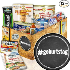 ostprodukte-versand Gimtadienis - Rytų produktai VDR - Dovanos gimtadienio dėžutei - DDR dovanų rinkinys