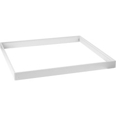 Paviršinis prispaudžiamas rėmelis LED skydeliui montuoti, 60x60 cm, plastikinis