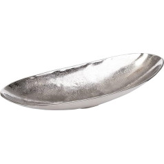 Prekės ženklų pardavėjas Dekoratyvinis dubuo Apie 50 x 16 x 7 cm serviravimo dubuo Stalo dekoracijos Aliuminio žaliavos išvaizda