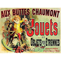 Artery8 Aux Buttes Chaumont Jouets prancūzų skelbimas Monikos butas draugai didelis sienų meno plakatas spausdinti storas popierius 18 x 24 colių prancūzų sienos plakatas spausdinti