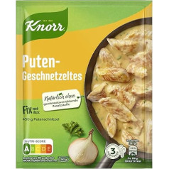 Knorr Fix prieskonių mišinys kalakutienos griežinėliais skaniai supjaustytam receptui be skonį gerinančių priedų 54 g 1 vnt.