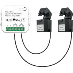 Paprasta pertvara, skirta saulės baterijoms su vienu jungikliu + Zangen-App AC110V 240V (2CT)