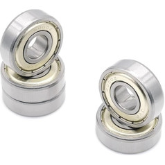 6000ZZ Lager ABEC-7 (2 Stück) 10 x 26 x 8 mm Rillenkugellager 6000 ZZ Kugellager 6000Z 80100 Z