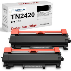 SMARTOMI TN2420 TN-2420 suderinama tonerio kasetė su Brother TN2420 TN2420 TN2410 DR2400, skirta MFC-L2710DW L2710DN DCP-L2510D L2530DW L2550DN, HL-L2310D L2350DW L2370DN L2370DN L23370DN 75DW 75DW 7730DW