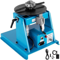 PAKJEL 5/10kg mini pusiau automatinis rotacinis suvirinimo pozicionierius Rotacinis stalas 0-90° pakreipimo stalas su 3 žandikaulių tekinimo griebtuvu žiediniam suvirinimui