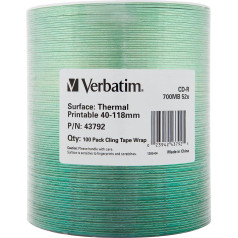 Verbatim 43792 - CD-R 700MB THERMAL PRINTABLE 100 PACK WRAP