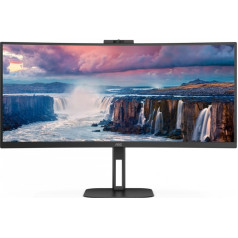 Moniotr cu34v5cw 34 colių 100hz išlenktas va hdmi dp usb-c