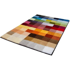 Kleine Wolke Vonios kilimėlis Cubetto 85x145cm Multicolor, Poliakrilas, įvairiaspalvis, 85 x 145 x 1 cm