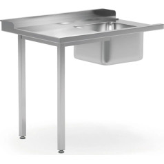 Indaplovės pakrovimo stalas su kriaukle 1200 x 700 x 850 mm - KELIONĖ