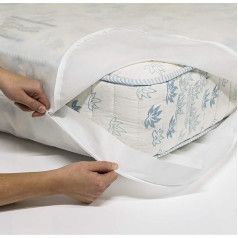 Allergosystem Nuvola Anti Dust Mite rinkinys : čiužinio užvalkalas su užtrauktuku nuo dulkių erkių 90x200x20 cm + pagalvės užvalkalas 50 x 80 cm