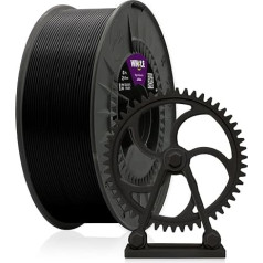 Winkle ABS gija 1,75 mm juoda gija, skirta 3D spausdinimui, 1000 g ritė