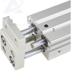 Pneumatik-Luftzylinder, Doppelt wirkender pneumatischer Gripper -Weit -Luftgreifer -Parallelzylinder MHL2-10D 16 20 25 32 40d1 D2 Aluminiumklemmen für automatische Ausrüstung (Spalva : MHL2-25, Dydis