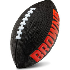 NANQUAN Franklin Sports NFL Cleveland Browns vaikų futbolo kamuolys - minkštas futbolo kamuolys - Mini dydis Gameday - 8,5