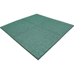 1m² Green 50 x 50 x 4 cm Apsaugos nuo kritimo kilimėliai Sporto kilimėliai Žaidimų aikštelės kilimėliai Viduje Lauke Fitnesas