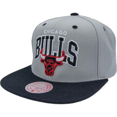 Mitchell & Ness Team Arch NBA Snapback - Chicago Bulls, pilka/juoda, pilka