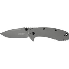 Kershaw Cryo II kišeninis peilis (1556TI) 3,25 colių 8Cr13MoV nerūdijančio plieno geležtė ir 410 nerūdijančio plieno rankena, titano karbo nitrido danga, 4 padėčių gilus kišeninis spaustukas, 5,5 oz.