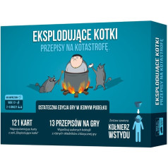 Žaidimas sprogstančios katės: katostrofos receptas