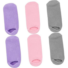 IWOWHERO 3 poros pėdų gelinių kojinių Masažo SPA kojinės Naudokite kulno SPA kojines Termo kojinės Scincare Moteriškos kojinės Drėkinančios gelinės kojinės Augalinis gelis
