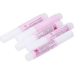 HAPINARY 50 Stück Nagelkunstwerkzeug Nagelkleberpinsel Handschuhe Für Gelnägel Nagelgel-kit Nagellack Nägel Kleben Kunst Dekorieren Tipps Kleber Nagelkunstkleber Rosa