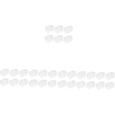 Healeved 30 Stk Puderdose Zum Eintauchen Von Nägeln Nagellackh Tipp Cajas Organizadoras Dip-schüssel Dose Für Manikürepulver Nageltauchbehälter Tablett Nageltauchschale Container Weiß P.s